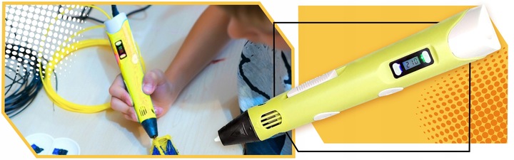 DŁUGOPIS 3D DRUKARKA PEN Dla Dzieci Zestaw +FILAMENT 109 + MATA + SZABLONY EAN (GTIN) 5906700046384